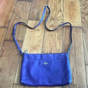 Small Purple Coach crossbody